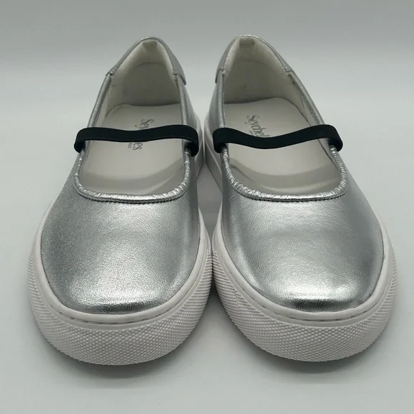 Seychelles Moon Child Silver Metallic Platform Loafer Sneakers Size 10 NWB - Picture 6 of 10